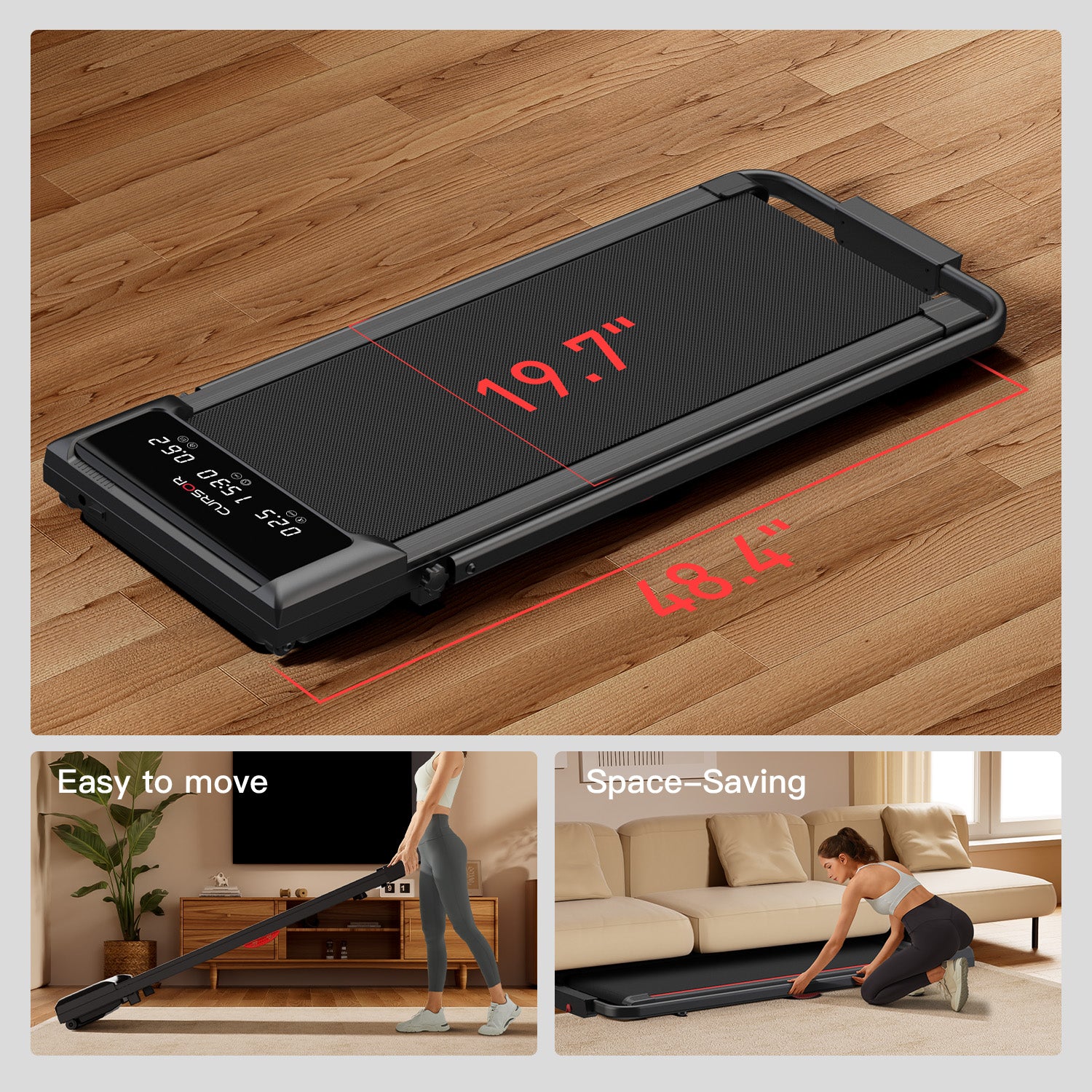 S5F 2-in-1 Smart Folding Under Desk Treadmill