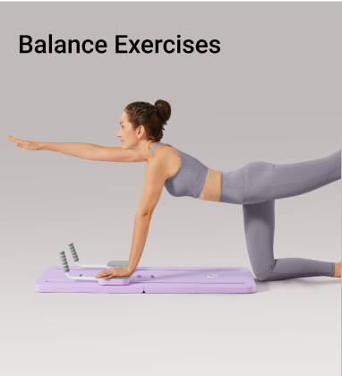 Balance Exercises_Various Training Postures, Effectively Burning Fat_Umay TB10 5-IN-1 Training Board