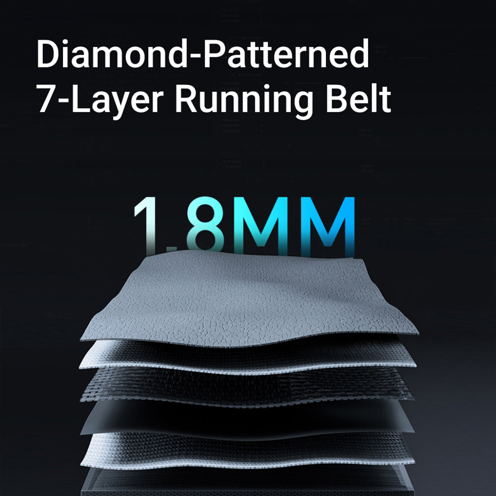 Diamond-Patterned 7-Layer Running Belt - Umay A7 Next-Gen Fashion Smart Treadmill (Flagship)