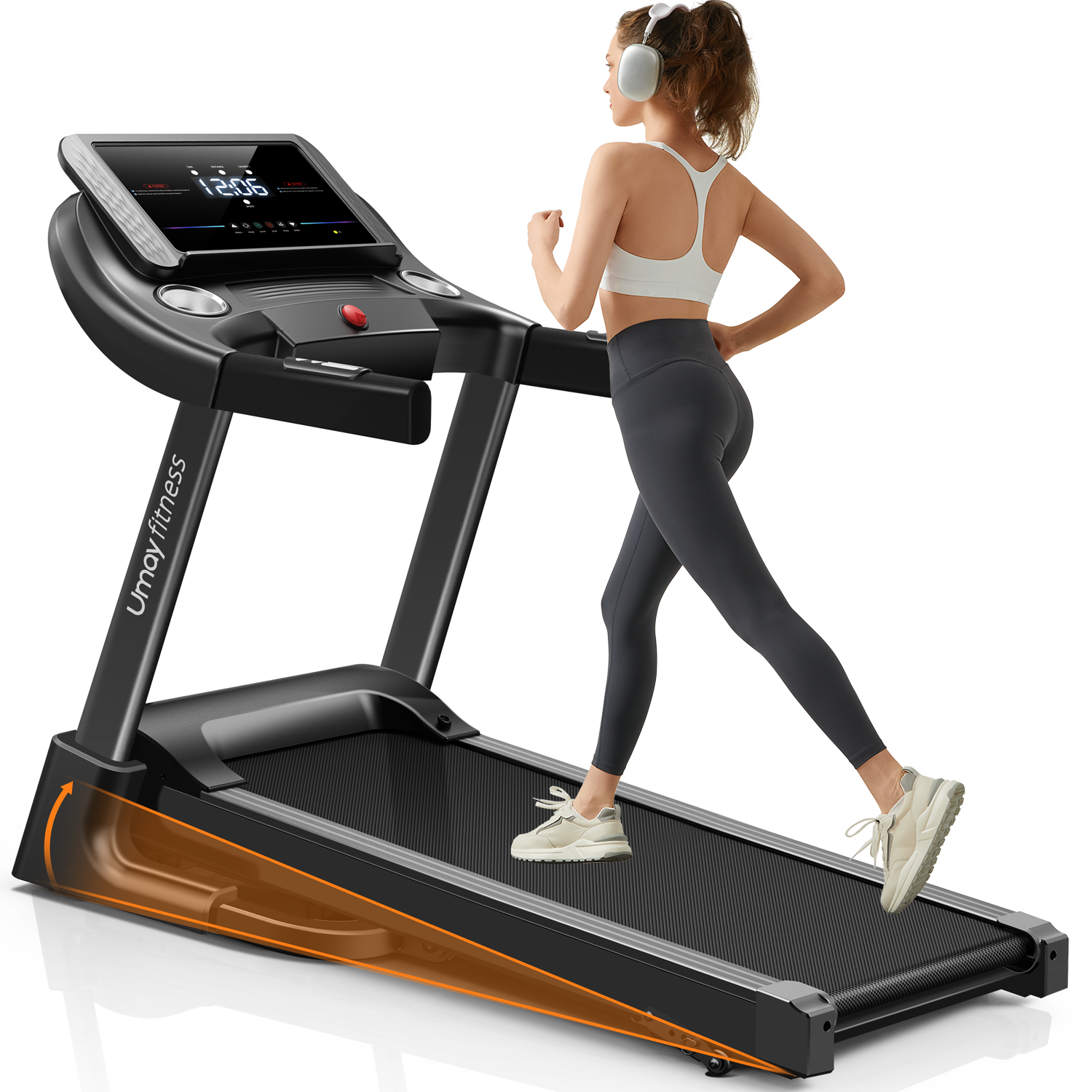 Foldable smart treadmill sale