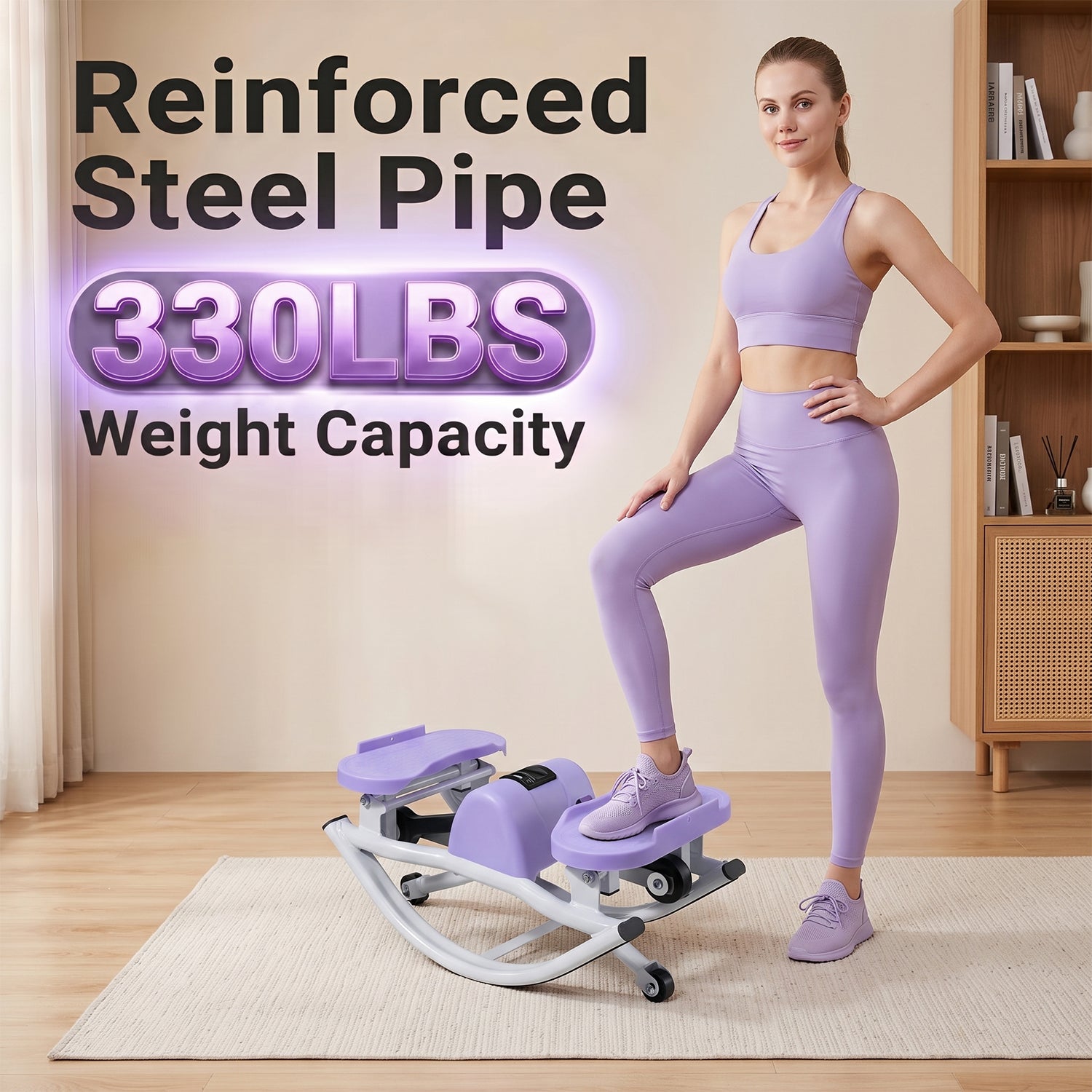 Umay 3D Rock Stepper for Full-Body Home Workouts