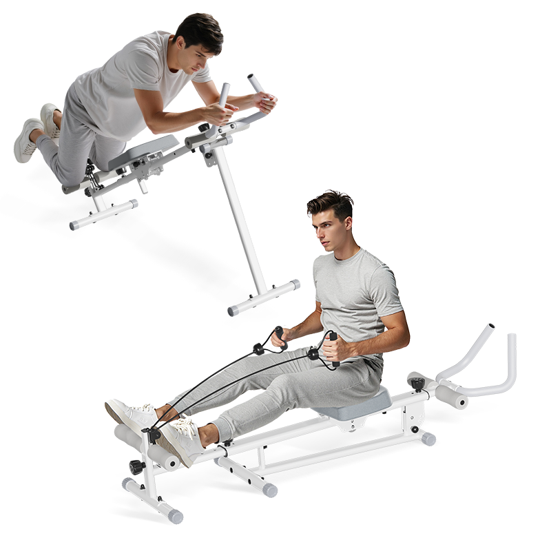 UMAY 4-in-1 Ab-trainer Combined Rowing Machine