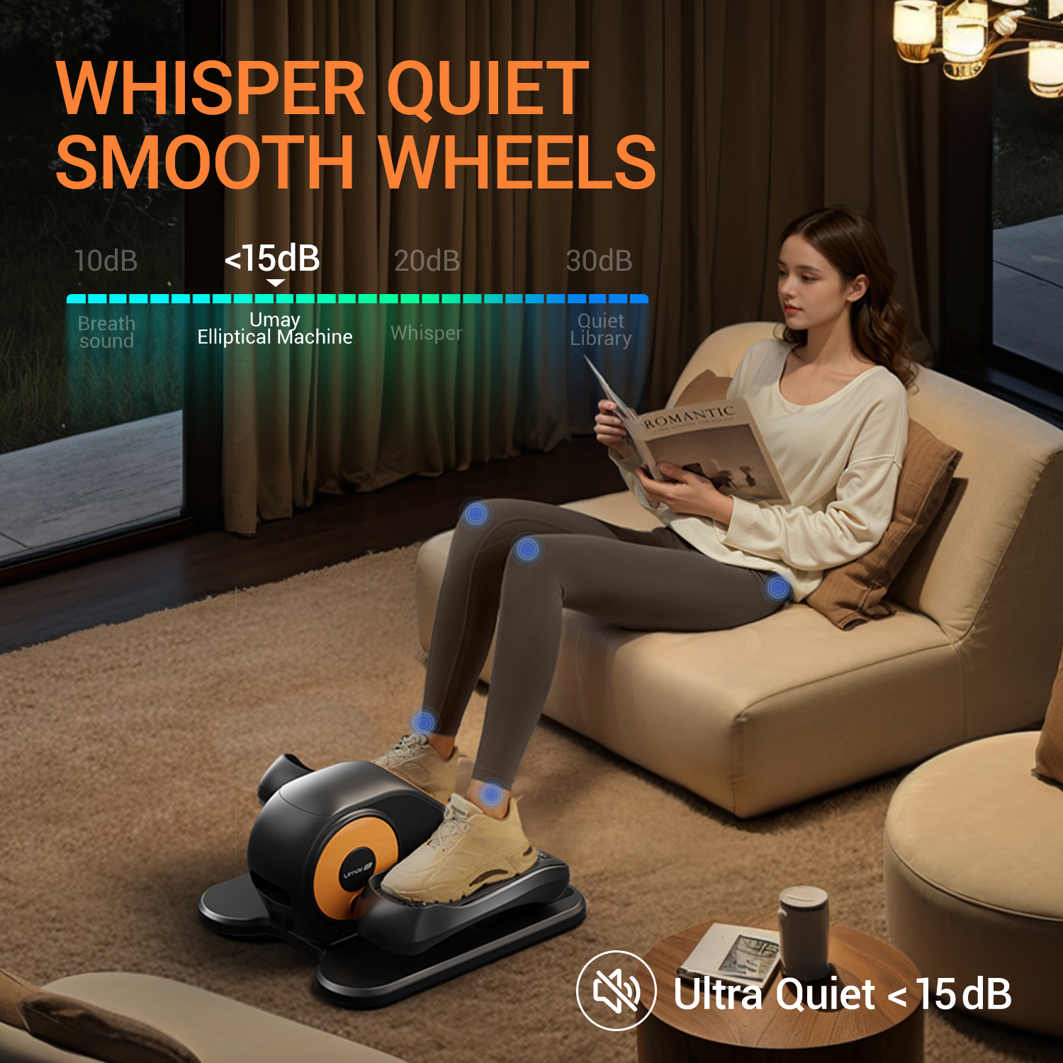 Umay U5 Under Desk Elliptical Trainer
