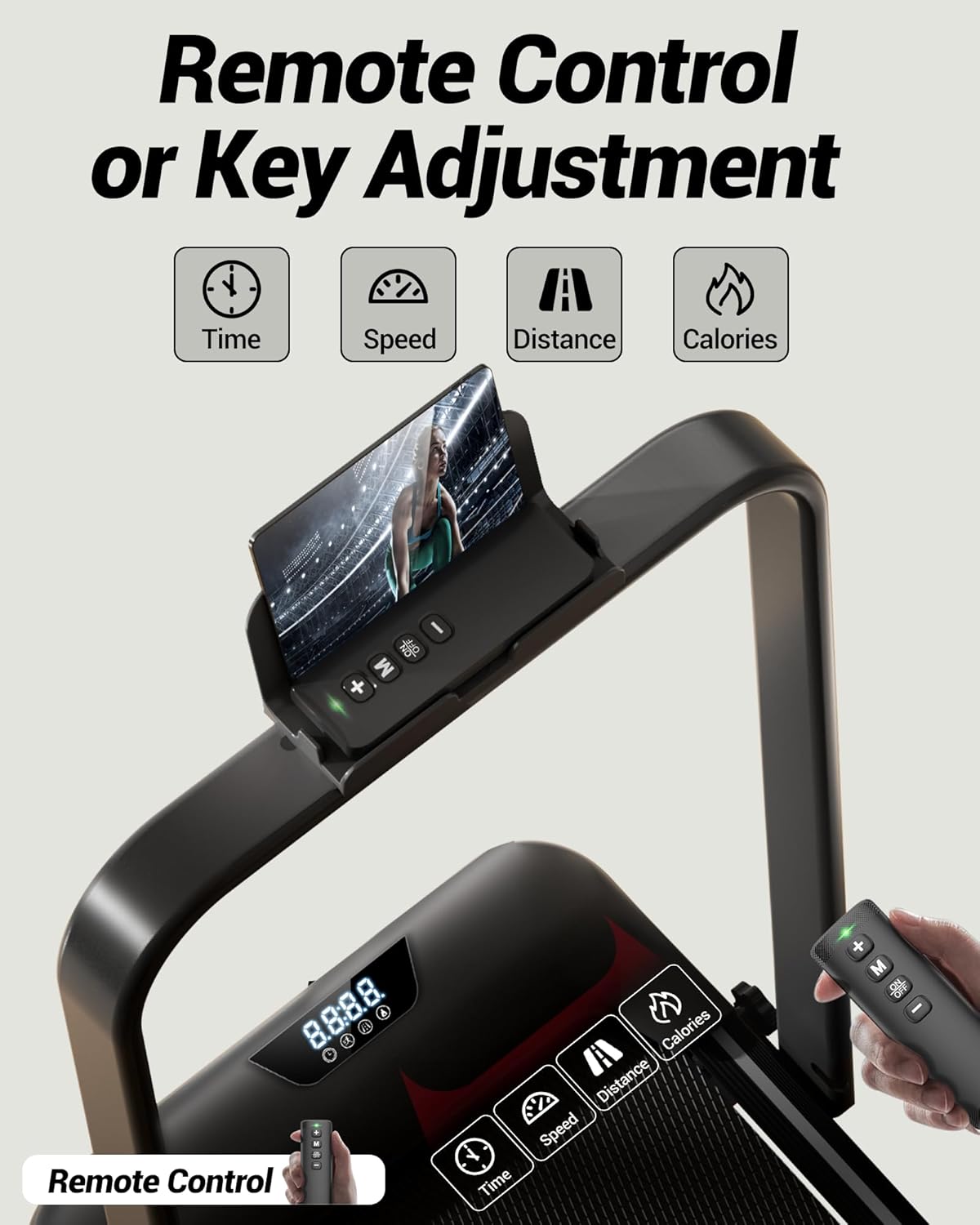 Umay U18F Folding 3-in-1 Walking Pad with 10%/15% Incline 6.5MPH