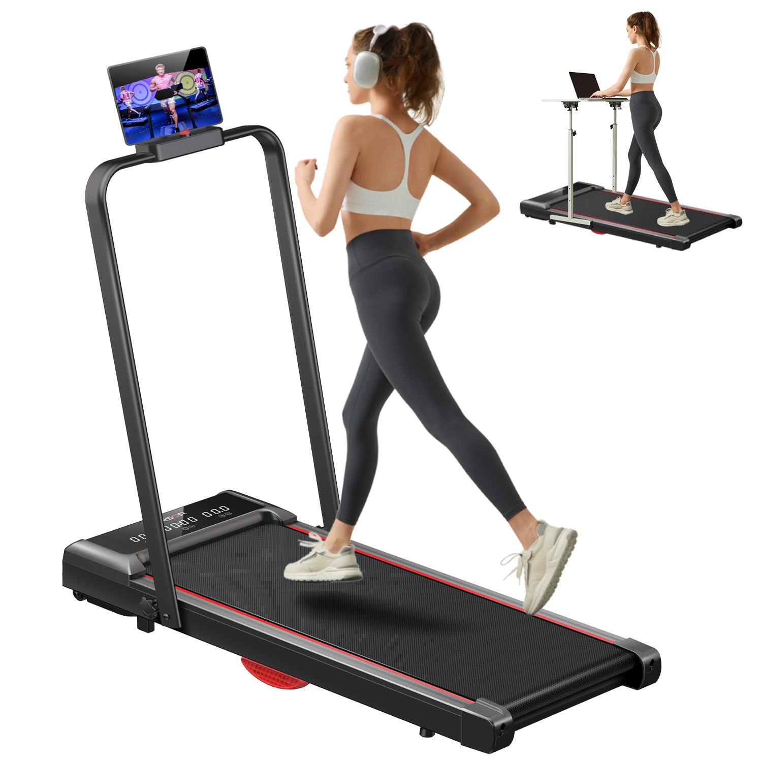 S5F 2-in-1 Smart Folding Under Desk Treadmill