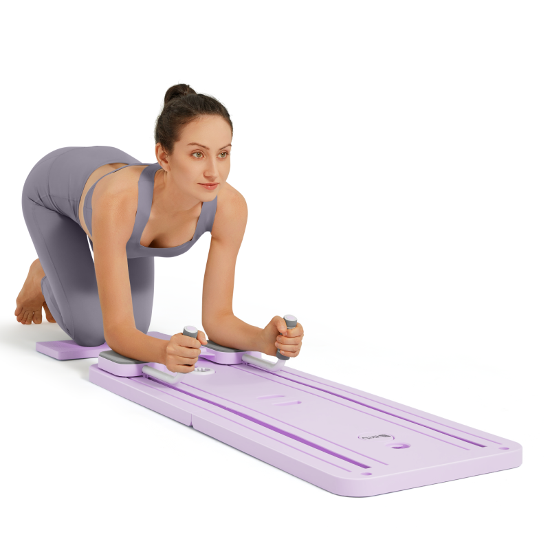 TB10-Purple - Tabla de entrenamiento abdominal y pilates portátil 5 en 1 Umay TB10