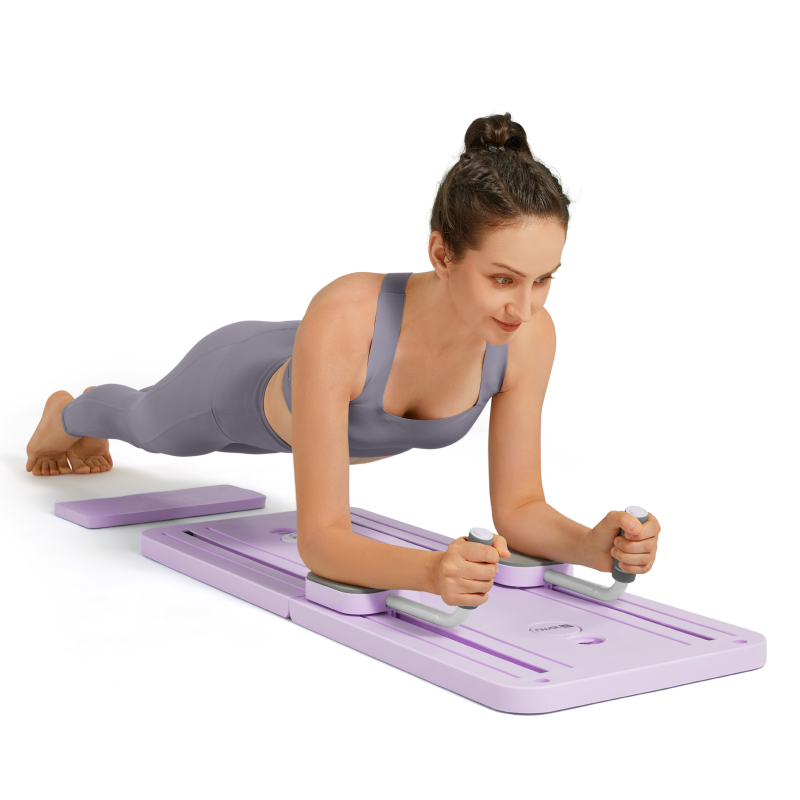 TB10-Purple Imagen 2 - Tabla de entrenamiento abdominal y pilates portátil 5 en 1 Umay TB10
