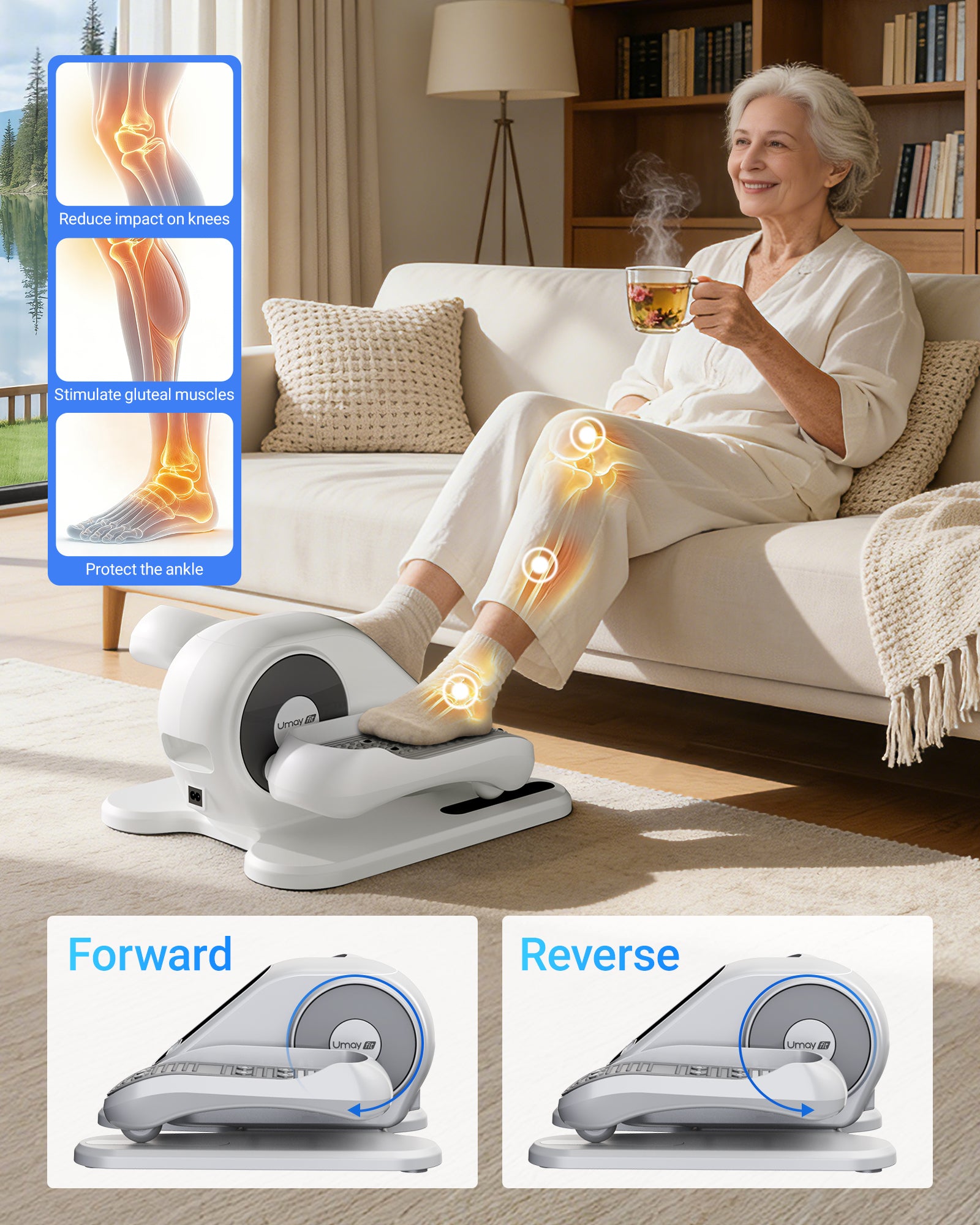 Umay U5 Under Desk Elliptical Trainer