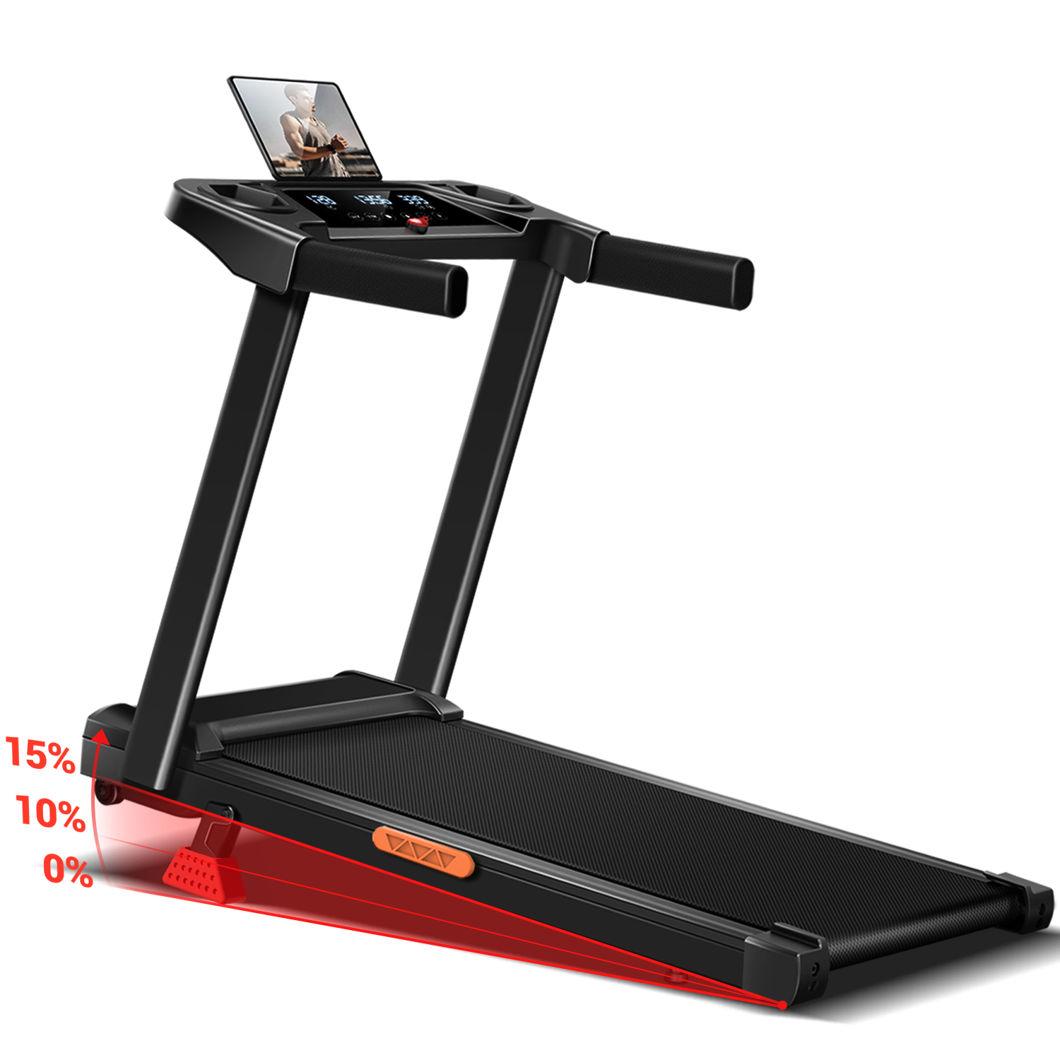 Umay SF10 Foldable Treadmill with 10% Incline for Home and Office