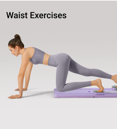 Waist Exercises_Various Training Postures, Effectively Burning Fat_Umay TB10 5-IN-1 Training Board